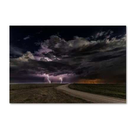 Christian Skilbeck 'Prairie Lightning' Canvas Art,16x24